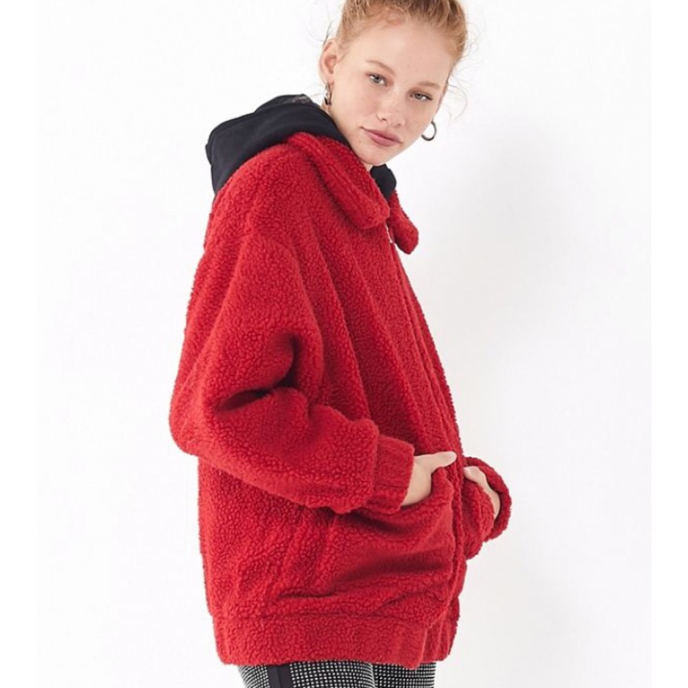 NEW RED I AM GIA PIXIE COAT - Picture 6 of 6
